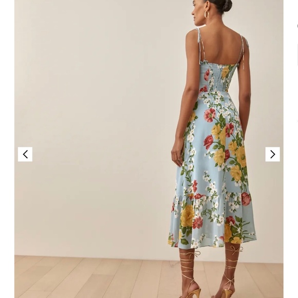 Reformation Enya Dress Florist - Size 10 - Picture 2 of 3